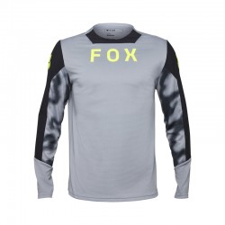 KOSZULKA ROWEROWA Z DŁUGIM RĘKAWEM FOX DEFEND TAUNT STEEL GREY S