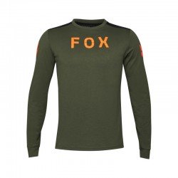 KOSZULKA ROWEROWA Z DŁUGIM RĘKAWEM FOX RANGER DR AVIATION DARK SAGE M