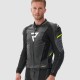 KURTKA SKÓRZANA REBELHORN VELOCE BLACK/GREY/FLUO YELLOW 46