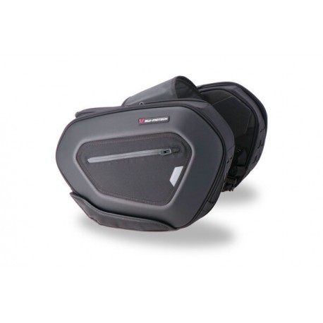 ZESTAW SAKW BOCZNYCH PRO BLAZE I STELAŻY SW-MOTECH HONDA CB500X (13-), NX500 (23-) BLACK