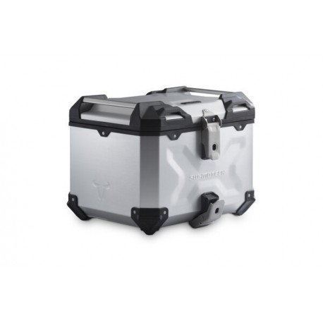 ZESTAW KUFRA CENTRALNEGO TRAX ADV SW-MOTECH ROYAL ENFIELD HIMALAYAN 450 (23-) SILVER