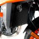 OSŁONA CHŁODNICY RG RACING PRO KTM 990 DUKE 24- BLACK