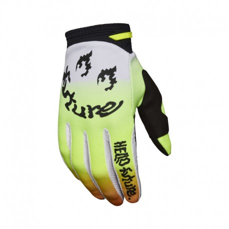 RĘKAWICE FOX 180 HELLO FUTURE WHITE/YELLOW S