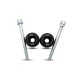 KOŃCÓWKI KIEROWNICY RG RACING CFMOTO 800 MT TOURING 22- BLACK