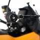 KOŃCÓWKI KIEROWNICY RG RACING MOTO GUZZI STELVIO 24- / V7 STONE 21- BLACK