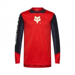KOSZULKA ROWEROWA Z DŁUGIM RĘKAWEM FOX DEFEND ELEVATED FLUO RED S