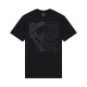 T-SHIRT FOX IMAGE SKULL PREM BLACK S