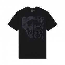 T-SHIRT FOX IMAGE SKULL PREM BLACK S