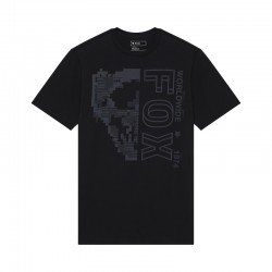 T-SHIRT FOX IMAGE SKULL PREM BLACK S
