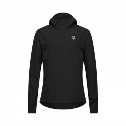 BLUZA ROWEROWA Z KAPTUREM FOX RANGER WIND PULLOVER BLACK S