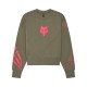 BLUZA FOX LADY CREW ELEVATED OVERSIZED ADOBE XS