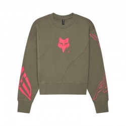 BLUZA FOX LADY CREW ELEVATED OVERSIZED ADOBE XS