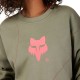 BLUZA FOX LADY CREW ELEVATED OVERSIZED ADOBE XS