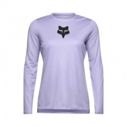 KOSZULKA ROWEROWA Z DŁUGIM RĘKAWEM FOX LADY RANGER HEAD LILAC XS