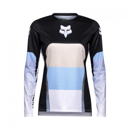 KOSZULKA ROWEROWA Z DŁUGIM RĘKAWEM FOX LADY RANGER GRID BLACK XS