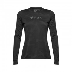 KOSZULKA ROWEROWA Z DŁUGIM RĘKAWEM FOX LADY RANGER TRU DRI BLACK XS