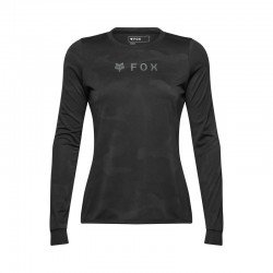 KOSZULKA ROWEROWA Z DŁUGIM RĘKAWEM FOX LADY RANGER TRU DRI BLACK XS