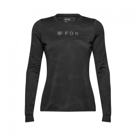 KOSZULKA ROWEROWA Z DŁUGIM RĘKAWEM FOX LADY RANGER TRU DRI BLACK XS
