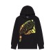 BLUZA Z KAPTUREM FOX JUNIOR ELEVATED FLEECE PO BLACK YS