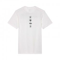 T-SHIRT FOX CHECKERED PREM OPTIC WHITE S