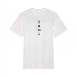 T-SHIRT FOX CHECKERED PREM OPTIC WHITE S