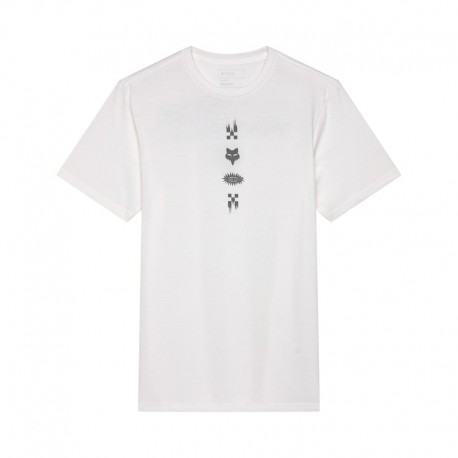 T-SHIRT FOX CHECKERED PREM OPTIC WHITE S