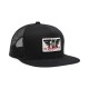 CZAPKA Z DASZKIEM FOX WINGED TRUCKER BLACK OS