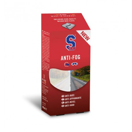 ŚRODEK PRZECIWMGIELNY+ ŚCIERECZKA Z MIKROFIBRY S100 ANTI-FOG 100 ML