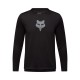 KOSZULKA ROWEROWA Z DŁUGIM RĘKAWEM FOX JUNIOR RANGER HEAD BLACK YS