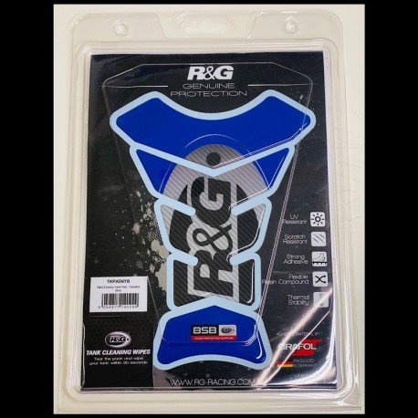 NAKLEJKA NA BAK TANKPAD RG RACING FACTORY YAMAHA BLUE