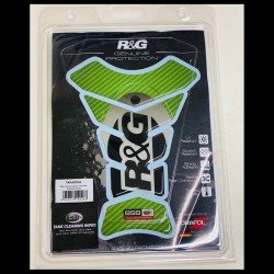 NAKLEJKA NA BAK TANKPAD RG RACING FACTORY CARBON KAWASAKI GREEN