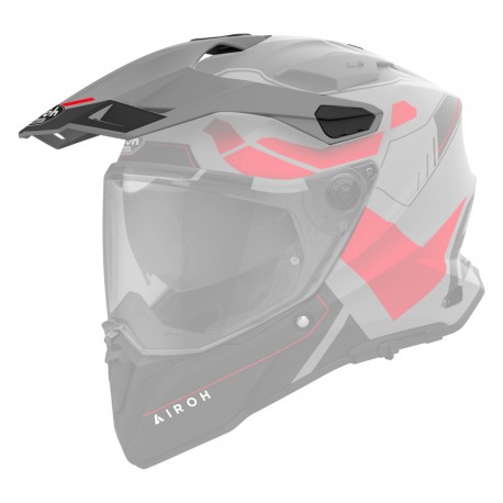 DASZEK DO KASKU AIROH COMMANDER 2 REVEAL RED FLUO MATT (NEW LOGO)