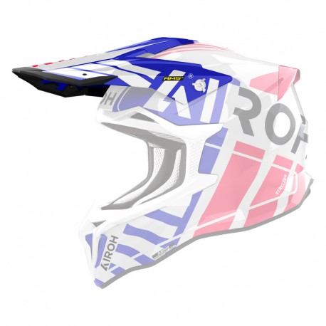 DASZEK DO KASKU AIROH STRYCKER BRAVE BLUE/RED GLOSS