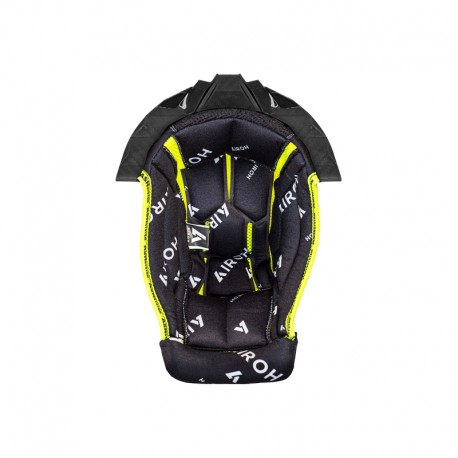 WYŚCIÓŁKA DO KASKU AIROH AVIATOR TWIST 3 BLACK/WHITE + BLACK SUPPORT XL