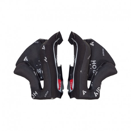 PODUSZKI POLICZKOWE DO KASKU AIROH TWIST 3 BLACK/WHITE L