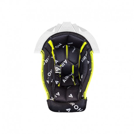 WYŚCIÓŁKA DO KASKU AIROH AVIATOR TWIST 3 BLACK/WHITE + WHITE SUPPORT XXL