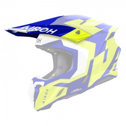 DASZEK DO KASKU AIROH TWIST 3 DIZZY BLUE/YELLOW GLOSS