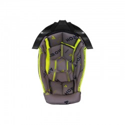 WYŚCIÓŁKA DO KASKU AIROH AVIATOR TWIST 3 GREY/YELLOW + BLACK SUPPORT L