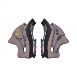 PODUSZKI POLICZKOWE DO KASKU AIROH TWIST 3 GREY/YELLOW XL