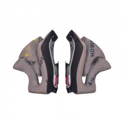 PODUSZKI POLICZKOWE DO KASKU AIROH TWIST 3 GREY/YELLOW XL