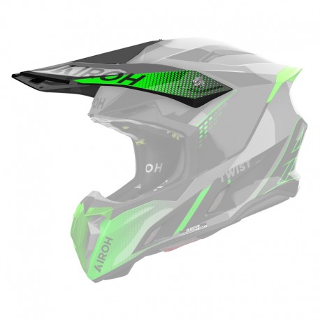 DASZEK DO KASKU AIROH TWIST 3 SHARD GREEN GLOSS