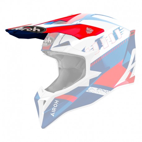 DASZEK DO KASKU AIROH WRAAAP FEEL BLUE/RED GLOSS