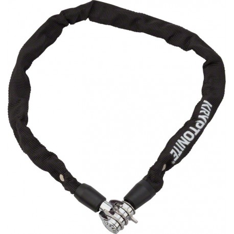 ZAPIĘCIE ŁAŃCUCHOWE KRYPTONITE KEEPER 465 NA SZYFR BLACK 0,4CM X 65CM