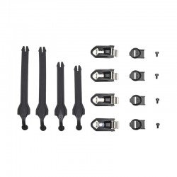 ZESTAW PASKÓW DO BUTÓW FOX LADY COMP STRAP KIT/BUCKLE BLACK OS