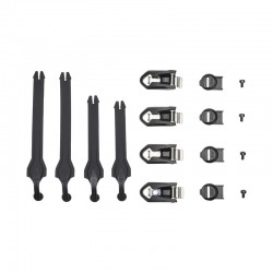 ZESTAW PASKÓW DO BUTÓW FOX LADY COMP STRAP KIT/BUCKLE BLACK OS