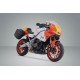 ZESTAW KUFRA BOCZNEGO URBAN ABS I STELAŻA SW-MOTECH YAMAHA XSR900 (21-) 2X 16,5 L BLACK