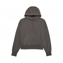 BLUZA Z KAPTUREM FOX LADY WORDMARK OVERSIZED PEWTER L