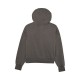 BLUZA Z KAPTUREM FOX LADY WORDMARK OVERSIZED PEWTER L