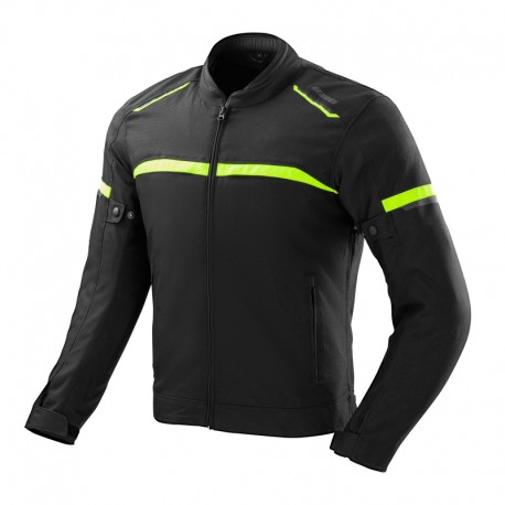 KURTKA TEKSTYLNA OZONE NEO BLACK/FLO YELLOW S