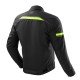 KURTKA TEKSTYLNA OZONE NEO BLACK/FLO YELLOW S